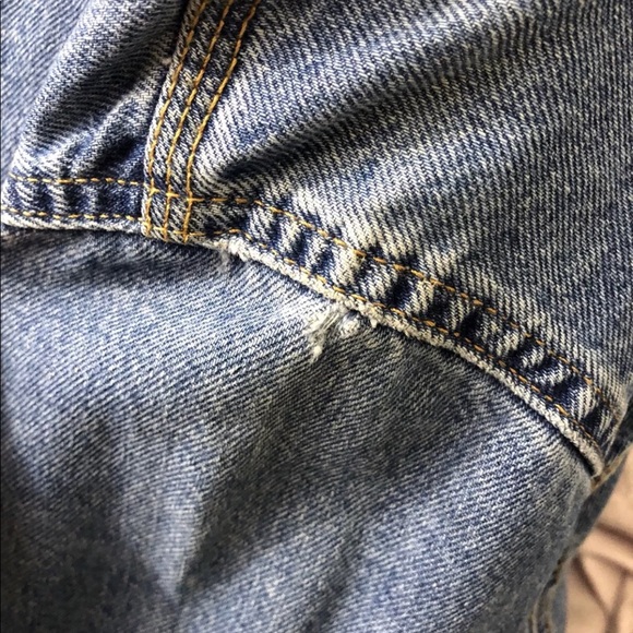 Vintage Eddie Bauer Outdoor Denim Blue Jean Jacket - Picture 3 of 7